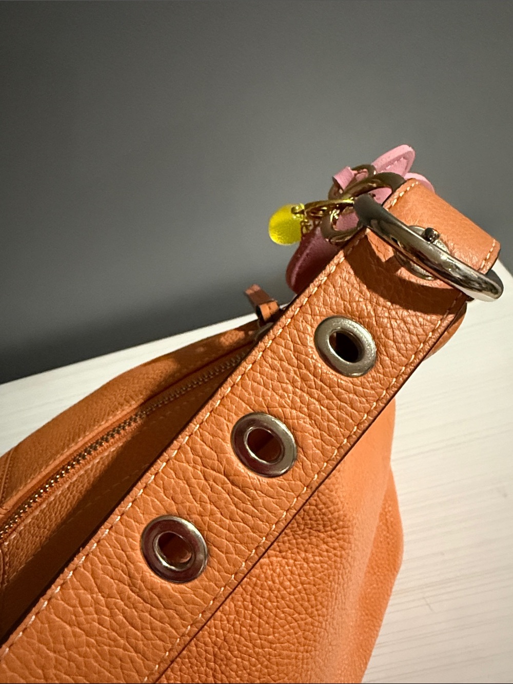 Coach Pebbled Leather Hobo Bag $358 - Picture 8 of 10